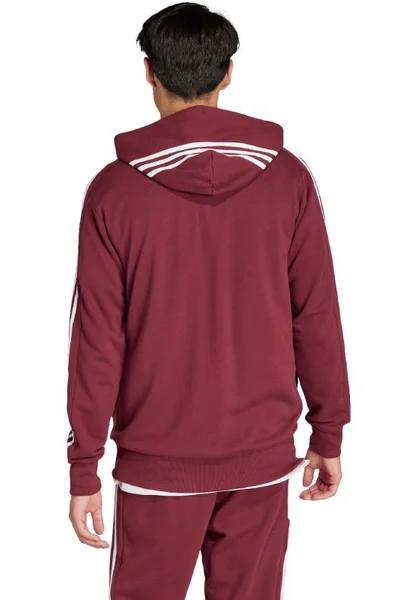 Mikina adidas Essentials French Terry se třemi pruhy a zipem