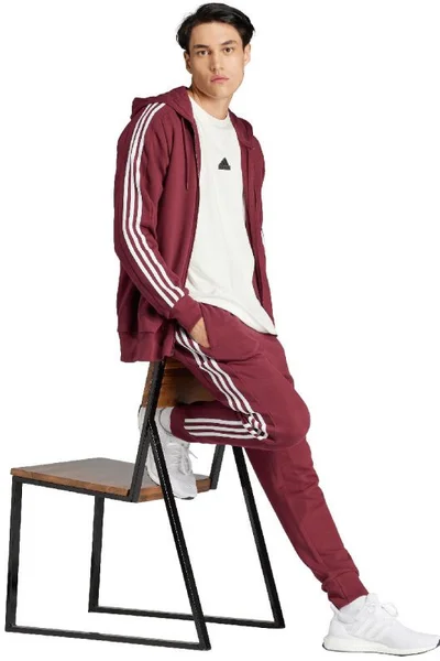 Mikina adidas Essentials French Terry se třemi pruhy a zipem