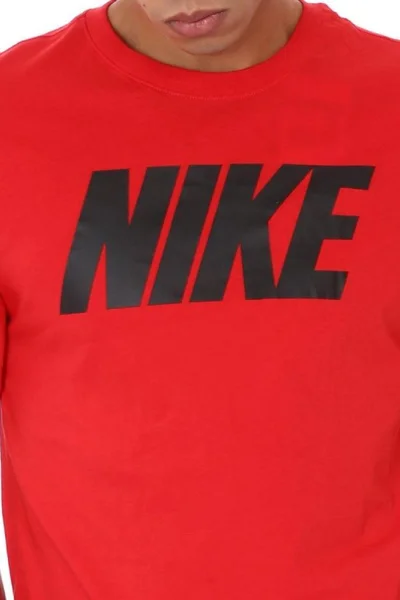 Nike Tričko NSW Tee Icon Block Červené - Dámské