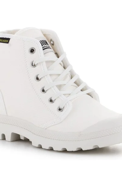 Bílé lifestylové trapery Palladium Pampa Hi Originale U 75349-116-M Star