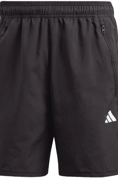 Pánské černé tréninkové šortky Adidas Essentials