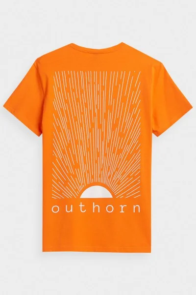 Oranžové pánské tričko Outhorn M HOZ21-TSM606