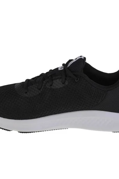 Černobílé běžecké boty Under Armour Charged Pursuit 3 M 3024878-001