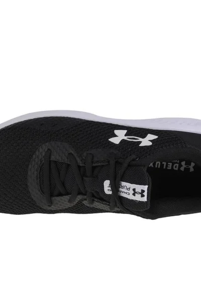 Černobílé běžecké boty Under Armour Charged Pursuit 3 M 3024878-001