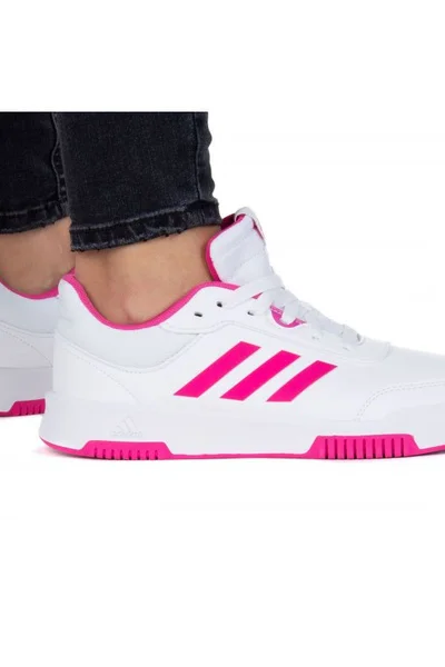 Sportovní boty ADIDAS Tensaur pro ženy - bílá/růžová