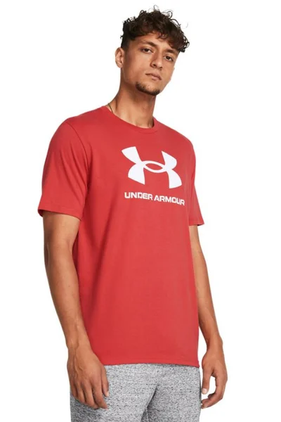 Tričko Under Armour Sportstyle Logo červené pro pány