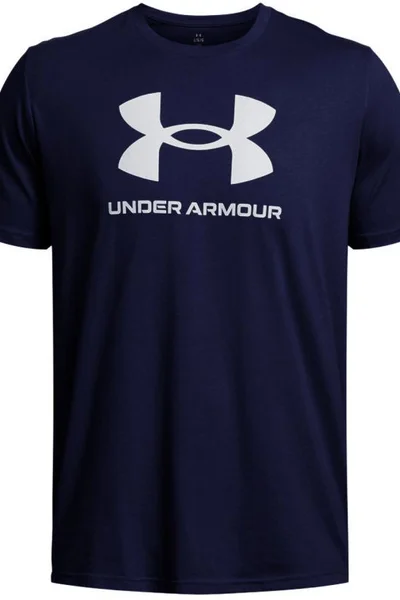 Under Armour pánské sportovní tričko s logem - tmavě modré