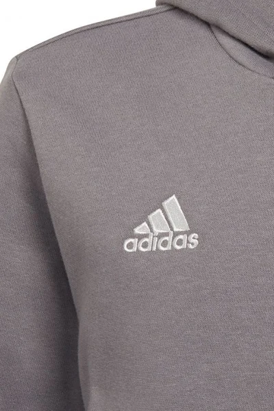 Šedá dětská mikina Adidas Entrada 22 Hoody Jr H57515