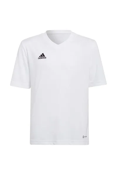 Bílé dětské tričko Adidas Entrada 22 Jsy Jr HC5054