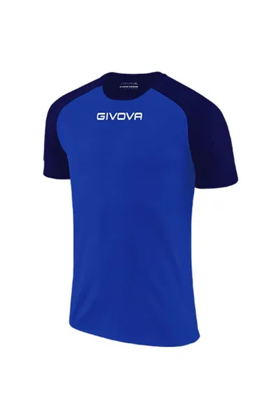 Modré pánské tričko Givova Capo MC M MAC03 0204