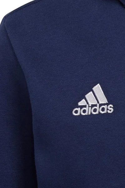 Modrá dětská mikina Adidas Entrada 22 Hoody Jr H57517