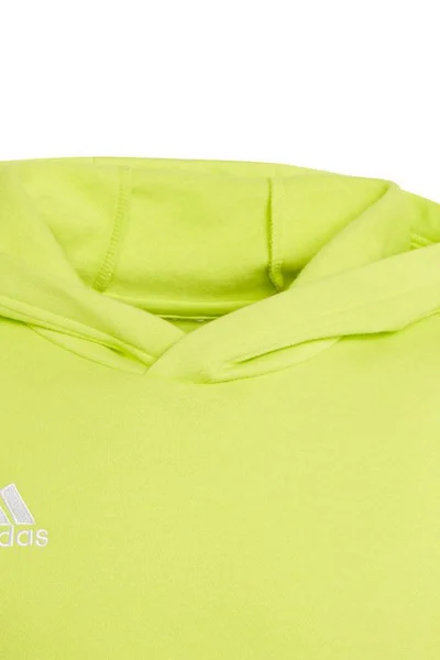 Limetkově zelená dětská mikina Adidas Entrada 22 Hoody Jr HC5069