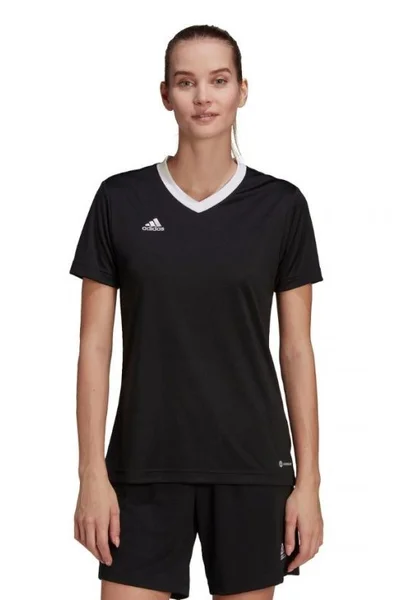 Černé dámské tričko Adidas Entrada 22 Jsy W H57572