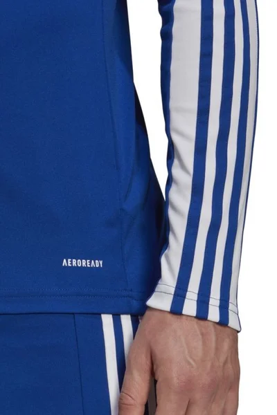 ADIDAS pánské modré tričko s dlouhým rukávem