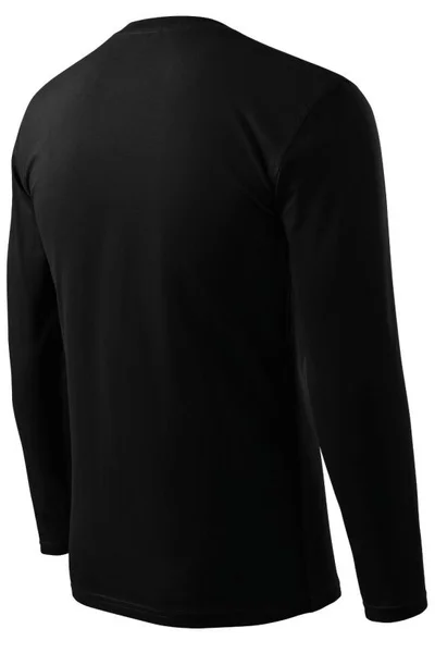 Pánské černé tričko Adler s dlouhým rukávem