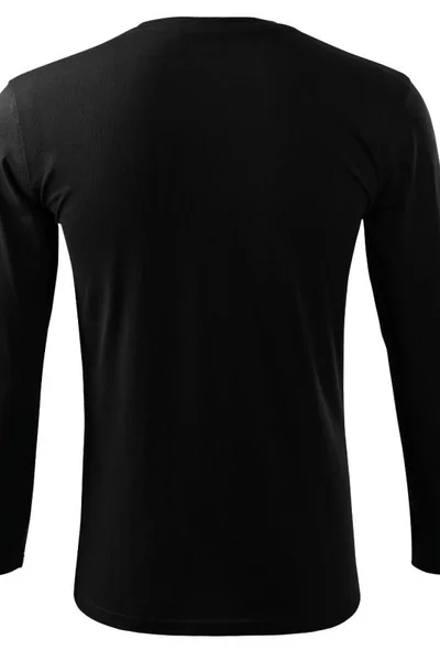 Pánské černé tričko Adler s dlouhým rukávem