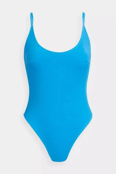Modré jednodílné sportovní plavky 4F