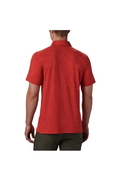 Červené pánské polotriko Columbia Tech Trail Polo Shirt M 1768701845