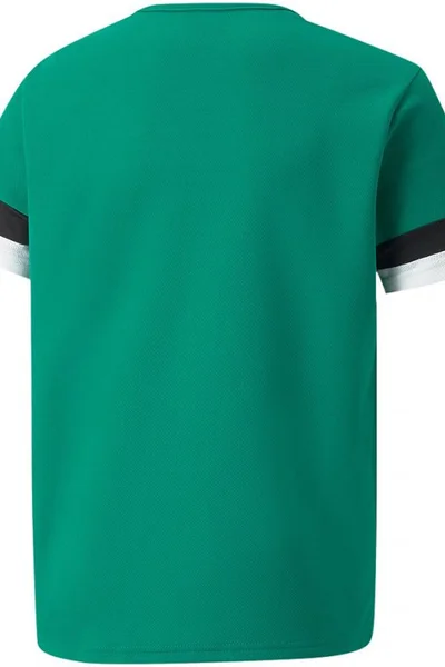 Dětské zelené tričko Puma teamRise Jersey Jr 704938 05