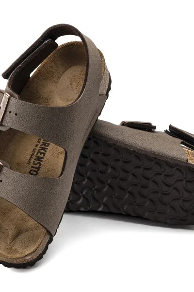 Sandály Birkenstock Milano W s pohodlným zapínáním na suchý zip