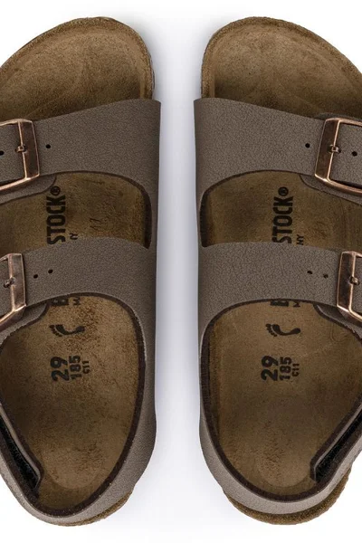 Sandály Birkenstock Milano W s pohodlným zapínáním na suchý zip