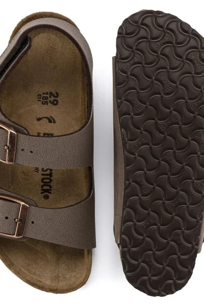 Sandály Birkenstock Milano W s pohodlným zapínáním na suchý zip