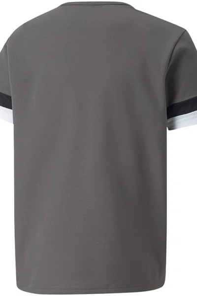 Šedé dětské tričko Puma teamRise Jersey Jr 704938 13