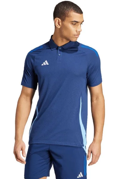 ADIDAS Tiro Competition Polo Pánské Tričko Tm. Modré