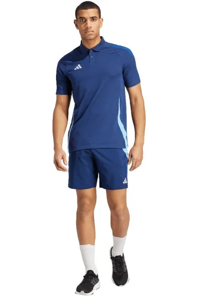 ADIDAS Tiro Competition Polo Pánské Tričko Tm. Modré