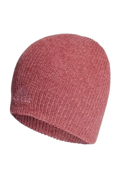 Melanžová zimní čepice s logem Adidas