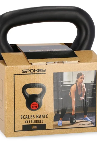 Spokey SCALES BASIC Kettlebell s rukojetí