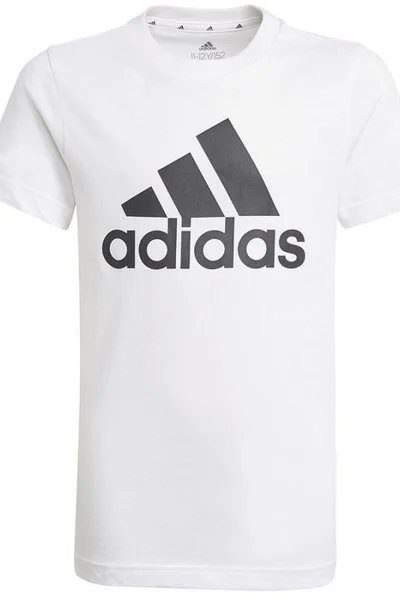 Junior tričko Adidas Bílé s krátkým rukávem