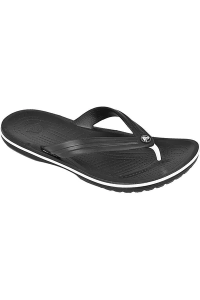 Černo-bílé unisex žabky Crocband - Crocs