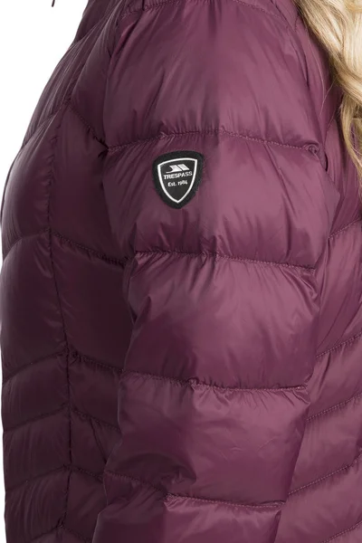 Vínová dámská zimní bunda Trespass FAJKDOTR0001  MICAELA - FEMALE DOWN JACKET FW21