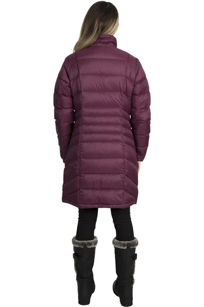 Vínová dámská zimní bunda Trespass FAJKDOTR0001  MICAELA - FEMALE DOWN JACKET FW21