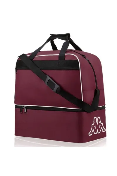 Sportovní taška Kappa - Robustní konstrukce - nastavitelný ramenní popruh - přihrádky na zip - logo