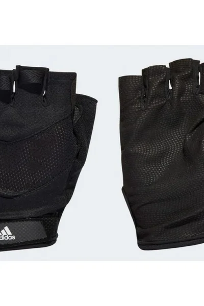 Černé tréninkové rukavice adidas s protiskluzem ADIDAS