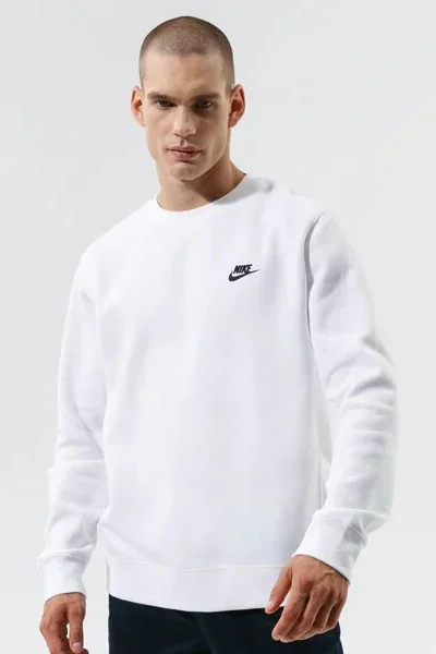 Khaki pánská mikina Nike s logem