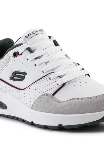 Skechers Uno-Retro One pánská sportovní obuv bílo-šedá