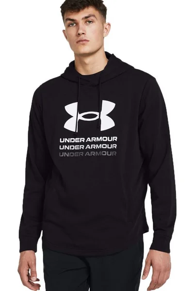 Mužská mikina s kapucí UA Rival Terry černá – Under Armour