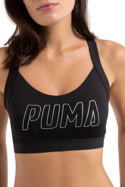 Sportovní černá podprsenka Puma Drycell