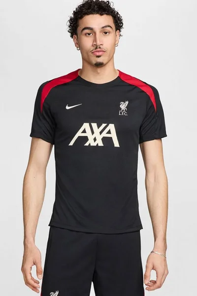 Nike Liverpool FC Strike SS Top pánský fotbalový dres černý