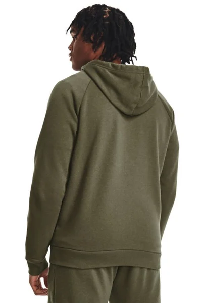 Komfortní pánská mikina Under Armour Rival Fleece khaki