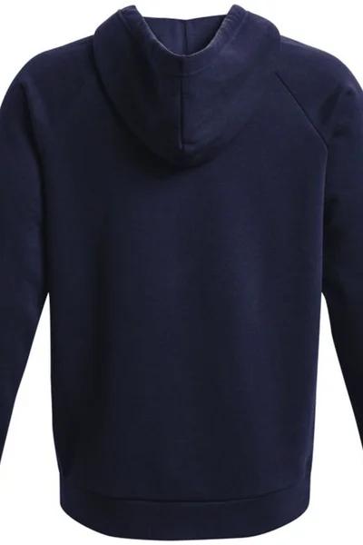 Under Armour Pánská Mikina Rival Fleece FZ Hoodie Navy Blue