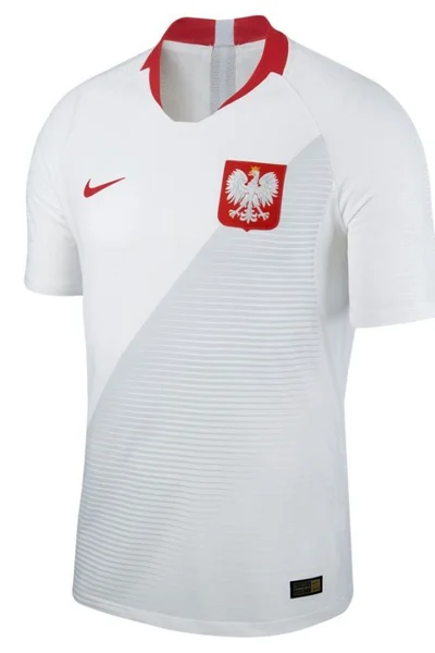 Bílé fotbalové tričko Nike Polsko Vapor Match Home M 922939-100