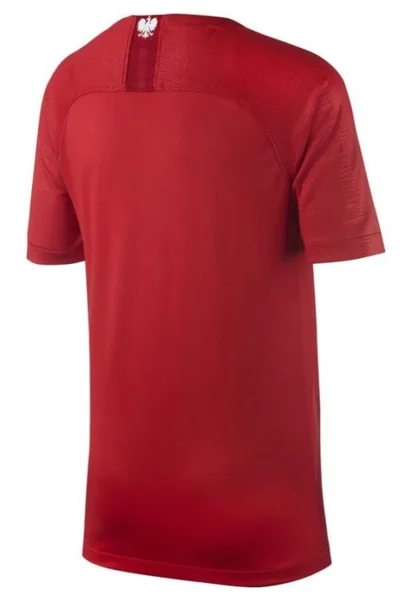 Červené dětské tréninkové tričko Nike Polsko Breathe Stadium Away Jr 894014-611