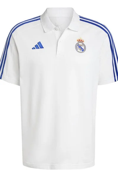 Adidas Real Madrid pánská polokošile bílá