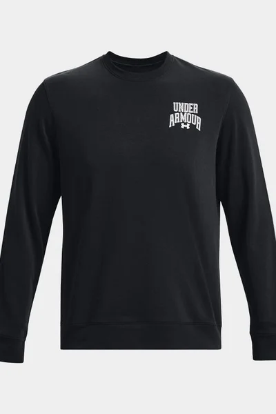 Černá pánská mikina Under Armour s potiskem Crewneck