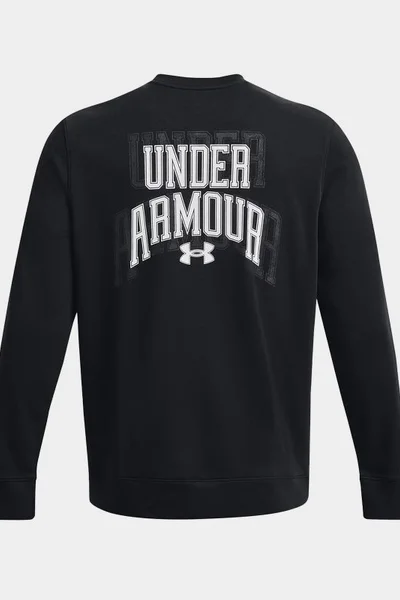 Černá pánská mikina Under Armour s potiskem Crewneck