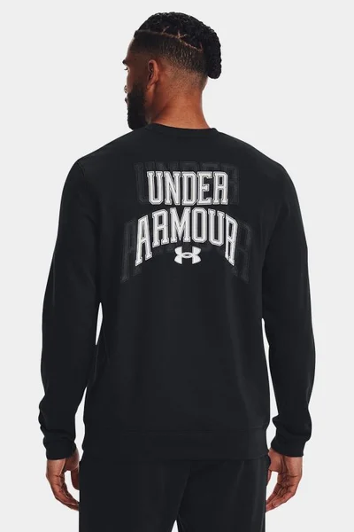 Černá pánská mikina Under Armour s potiskem Crewneck